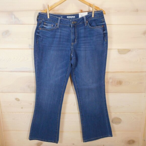 Jean Slim Bootcut Sonoma – Femme Taille 24WS – Bleu – Coton Stretch – Neuf